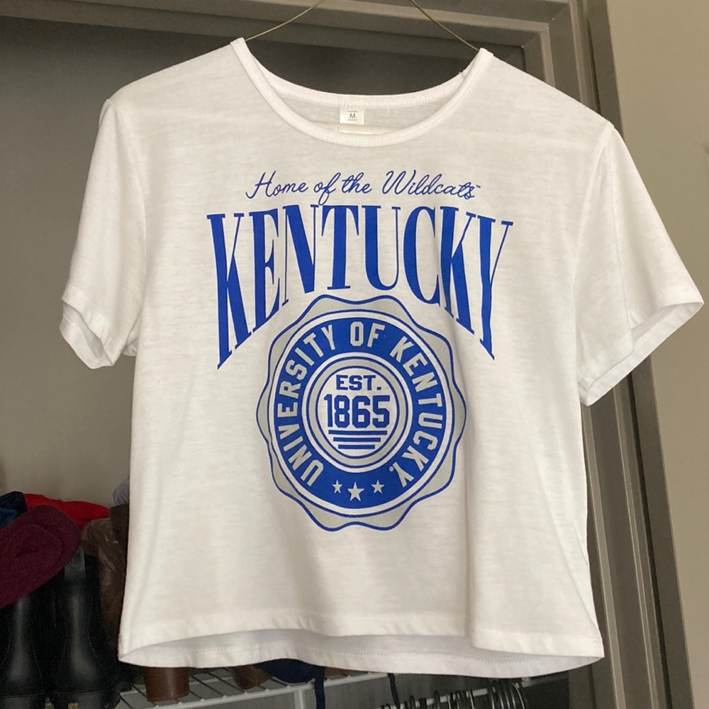 University of kentucky white crop top